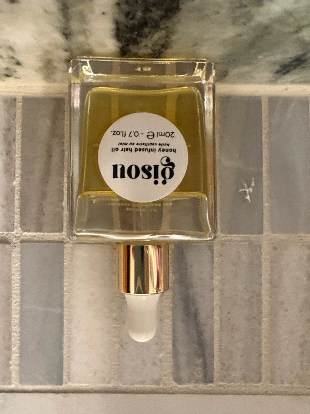 Gisou Honey Infused Hair Oil - Yellow Nourishing Treatment